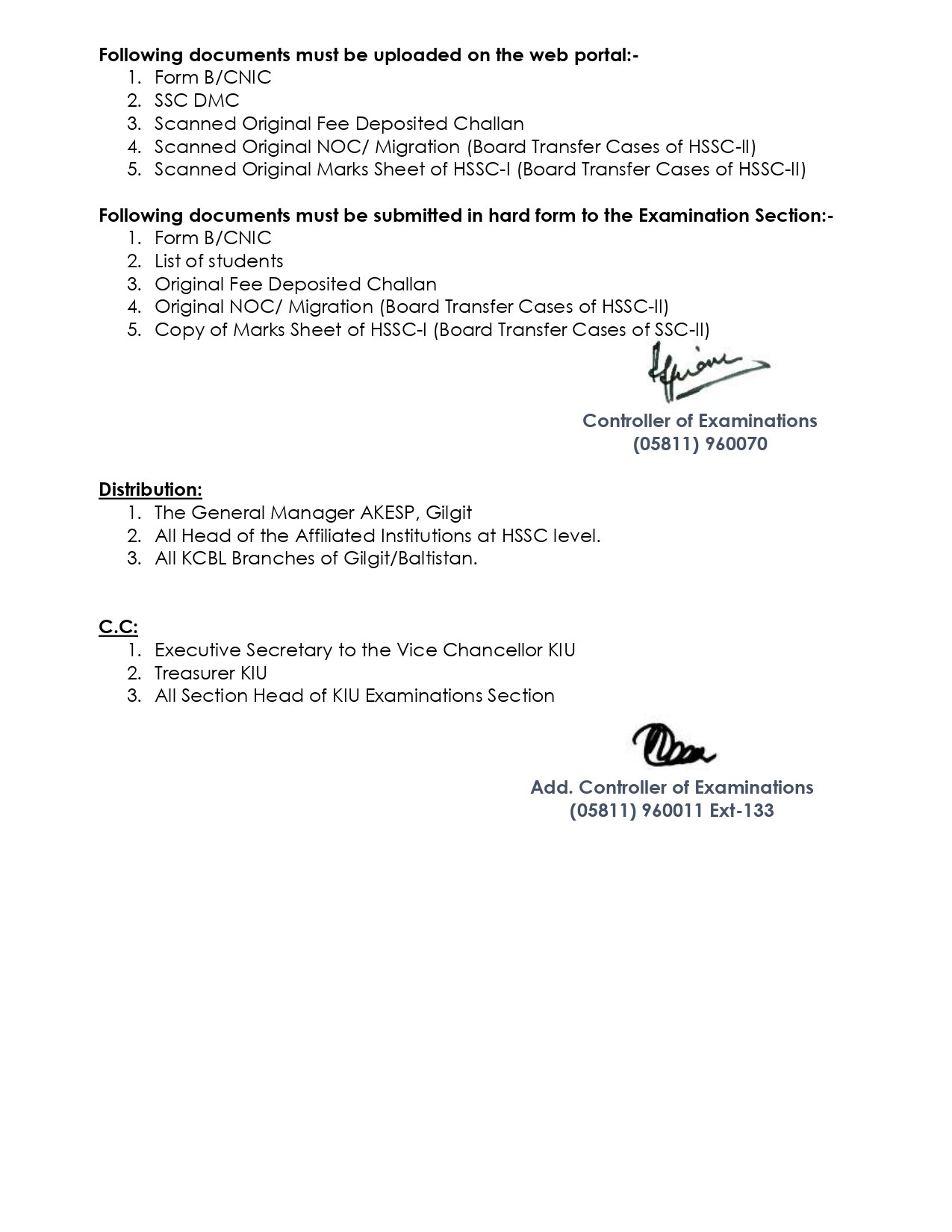 Notification of Registration for HSSC-I for the Session 2024-2026 Page 2